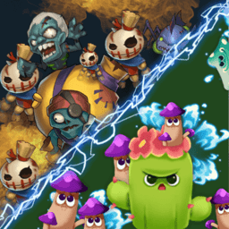 躺平花花斗僵尸小游戏