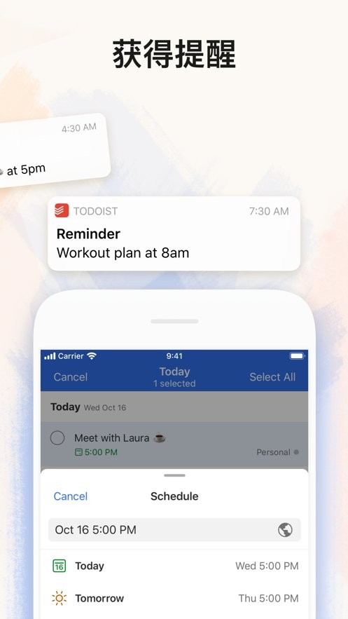Todoist任务清单最新版截图1