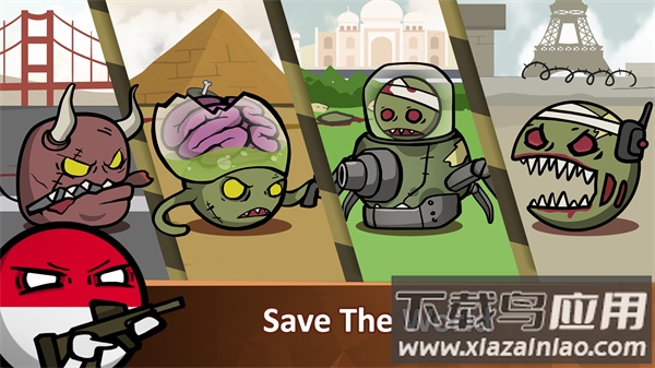 波兰球僵尸之战游戏(Countryballs - Zombie Attack)最新版截图3