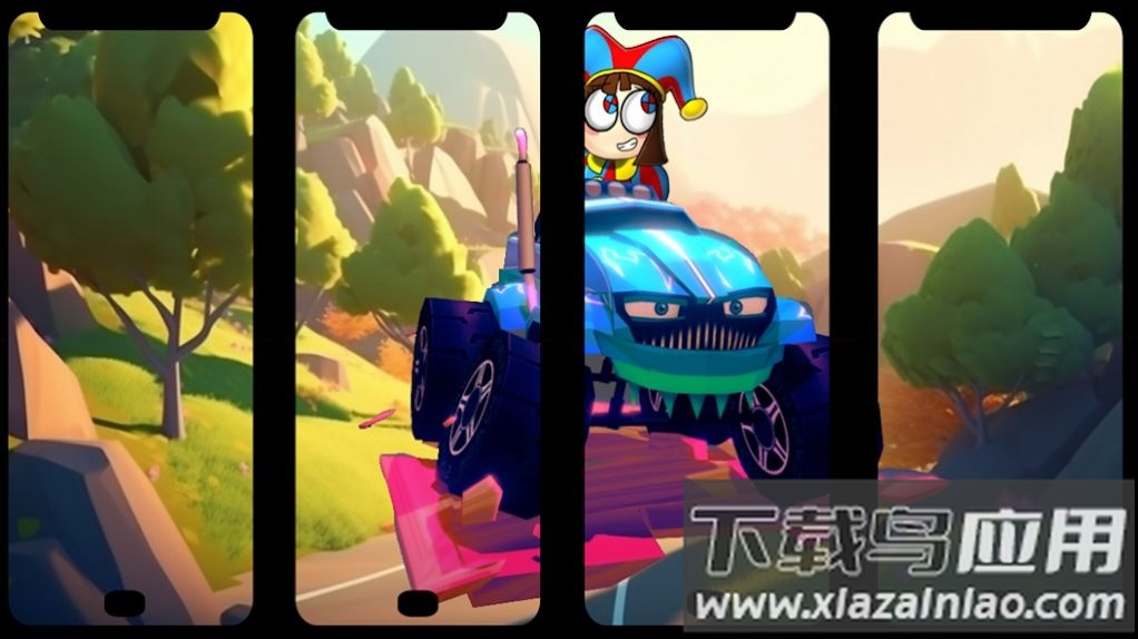小丑的山地车游戏(Clown Hill Racing)最新版截图1