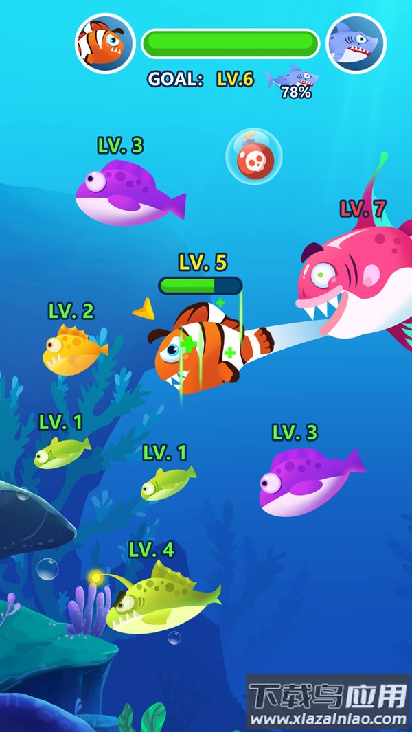 鱼鱼通关战最新版截图2