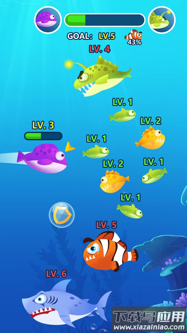 鱼鱼通关战最新版截图3