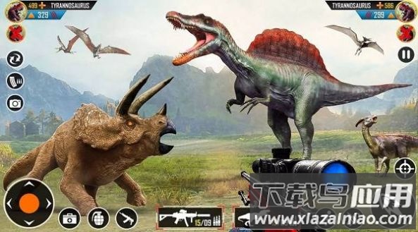 恐龙生存斗争游戏(Wild Dinosaur Hunting Zoo Game)最新版截图2