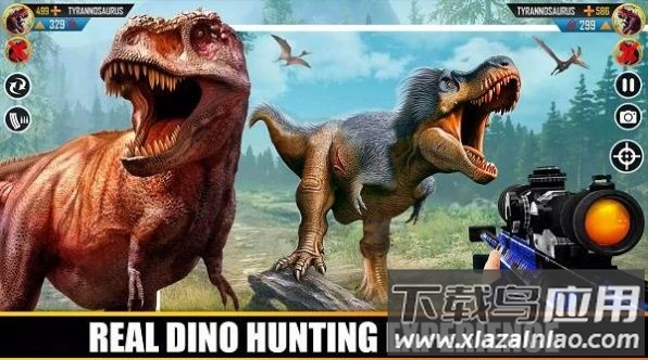 恐龙生存斗争游戏(Wild Dinosaur Hunting Zoo Game)最新版截图3