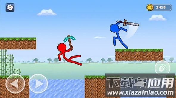 火柴人工艺格斗游戏(Stickman Craft Fighting Game)