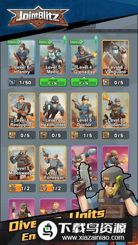 联合闪电战无限金币钻石破解版最新版截图5