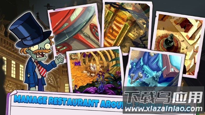 僵尸烹饪冲刺游戏(Zombie Cooking Dash)最新版截图2