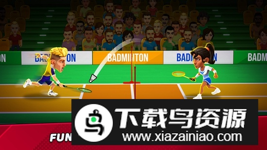 羽毛球对抗3D游戏(Badminton Clash)截图2