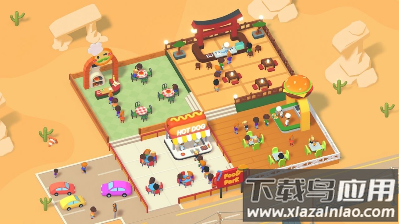 空闲食品公园大亨游戏下载最新版截图1