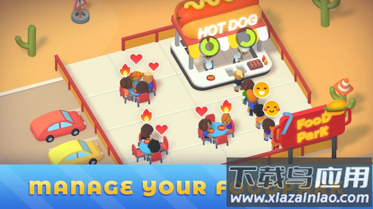 空闲食品公园大亨游戏下载最新版截图2