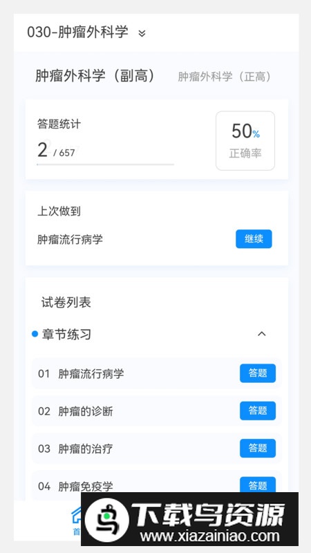 肿瘤外科学新题库app最新版最新版截图2