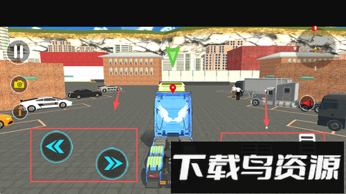 越野卡车运输驾驶