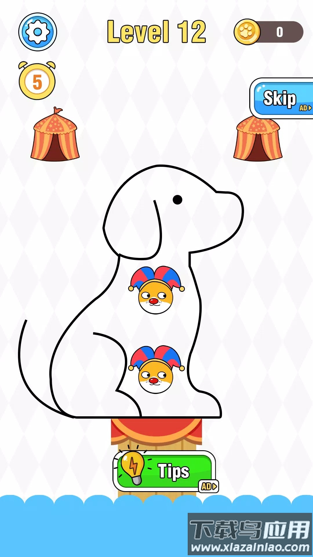 画线救小丑狗游戏(Doge Save)最新版截图1