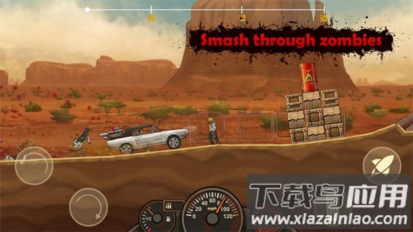 战车撞僵尸地牢手游截图1