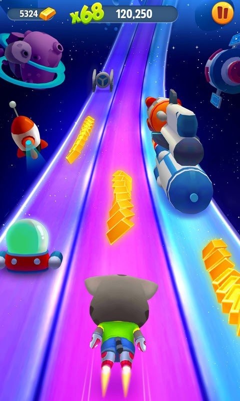 汤姆猫跑酷国服足球场版本截图2