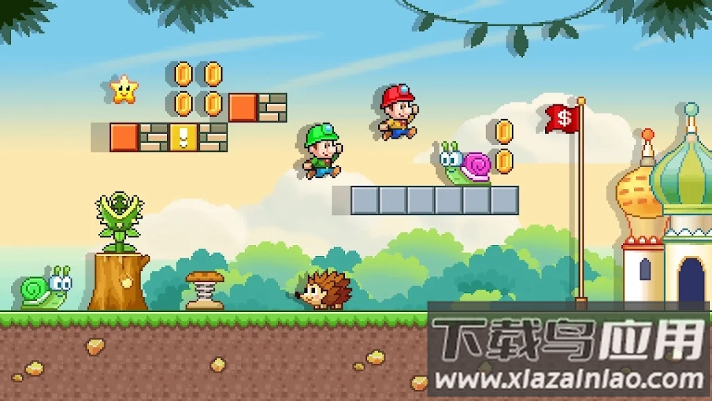 超级马林跳跃奔跑游戏(Super Malin Jump:run game)最新版截图1