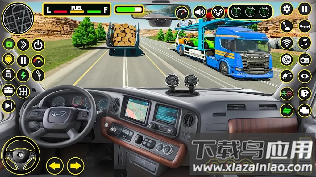 越野卡车运输驾驶游戏(Uphill Cargo Truck Transporter)最新版截图1