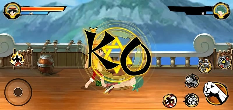 火柴人海贼王格斗破解官方版