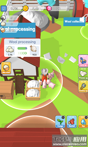 放置羊毛大亨游戏(Idle Wool Tycoon)最新版截图2