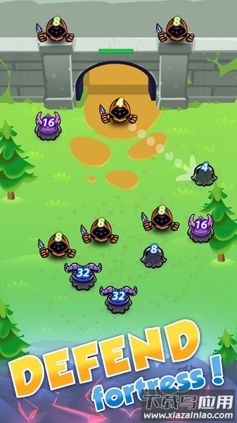 2048骑士合并战斗游戏(2048 Knights Merge Battles)最新版截图2