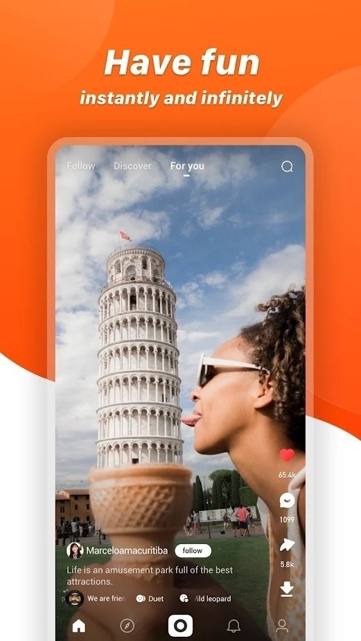 外国版快手app截图1