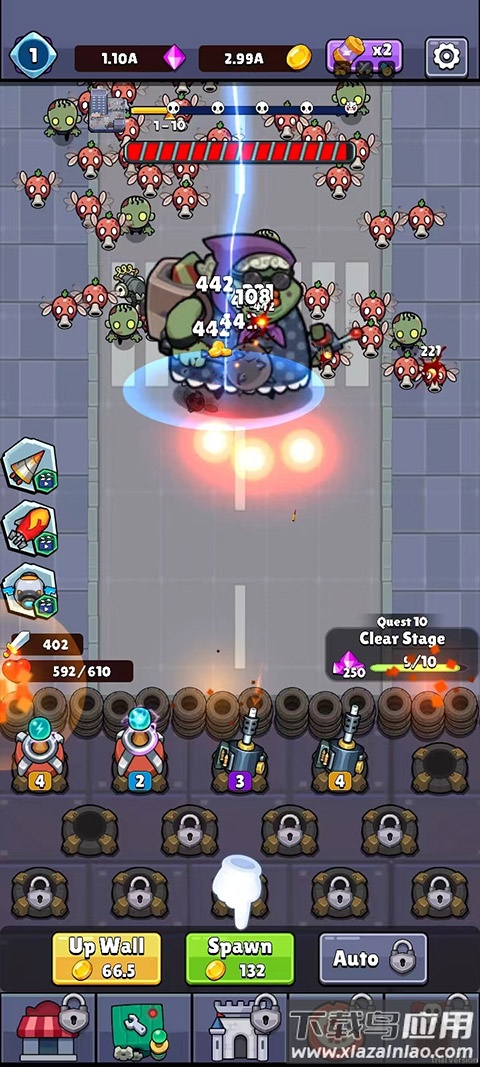 合并僵尸战争游戏(Merge Cannon)