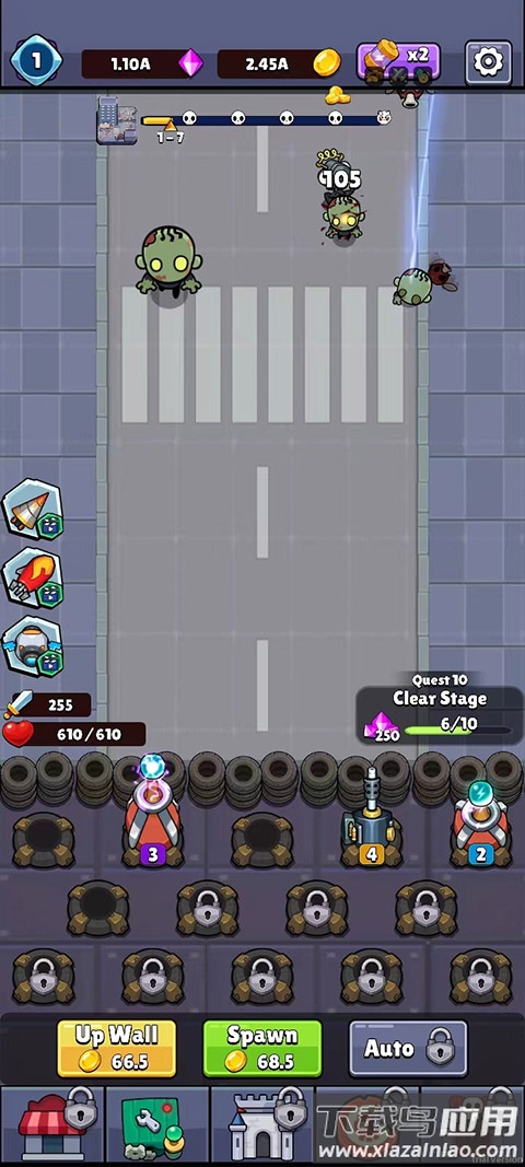 合并僵尸战争游戏(Merge Cannon)截图