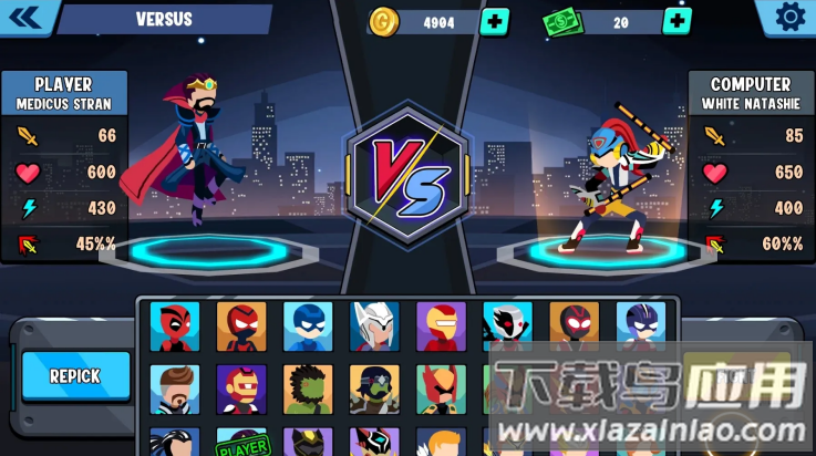 火柴人全明星乱斗游戏(Stickman Heroes安装器)最新版截图4