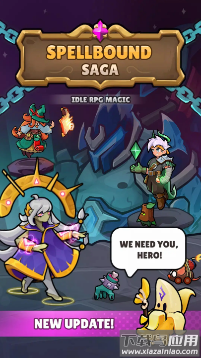 魔法传奇游戏(Spellbound Saga: Idle RPG Magic)最新版截图2