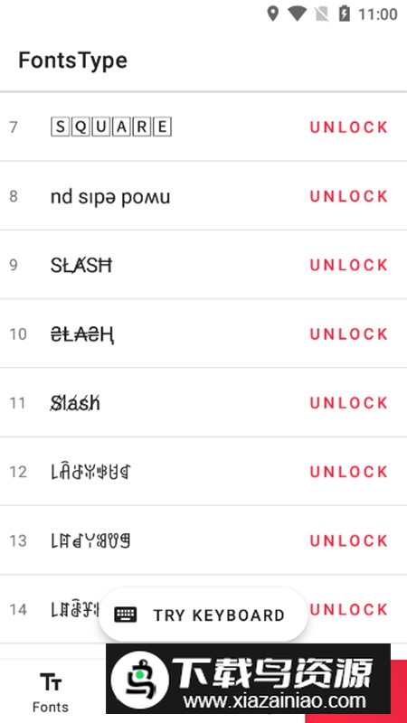 FontsType字体键盘APP专业版截图1
