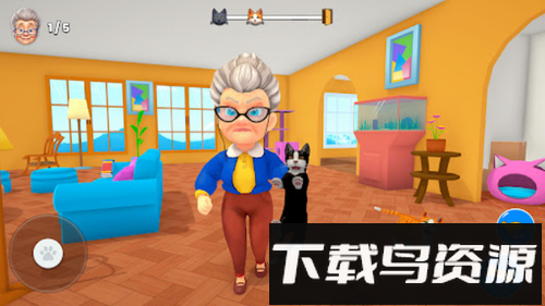 捣蛋猫和瞌睡奶奶的快乐生活最新版截图1