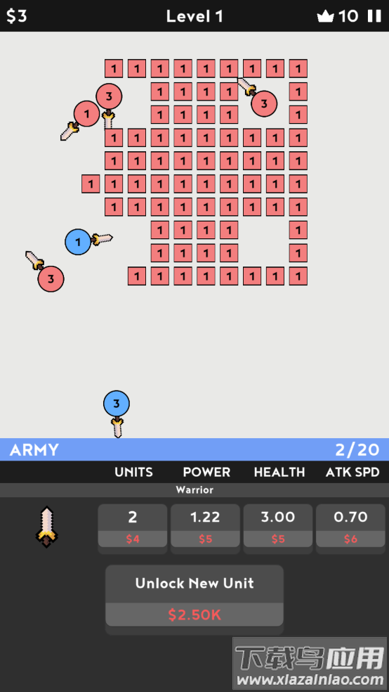 武器勇士小游戏(Weapon Warriors)最新版截图1