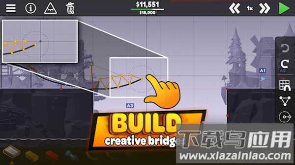 桥梁大师3游戏(Poly Bridge 3)最新版截图1