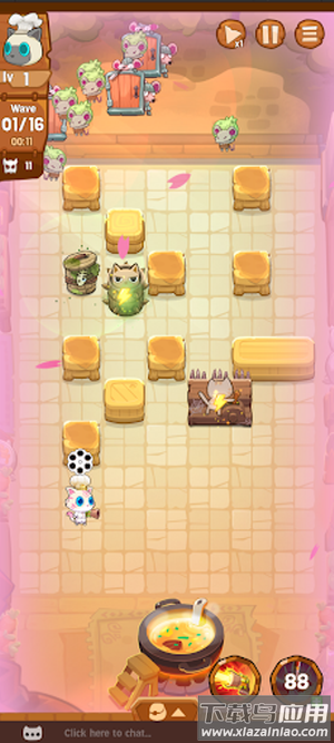 猫咪厨师防御游戏最新版截图3