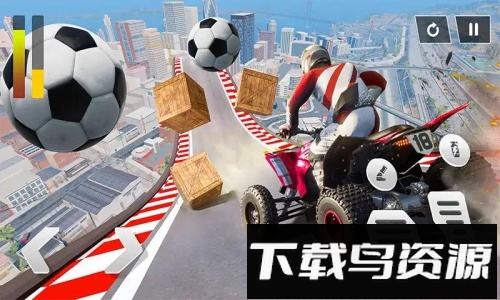 四轮特技飞车最新版截图2