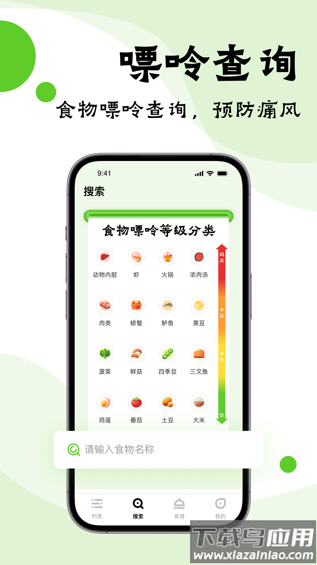 嘌呤查询app(嘌呤管家)