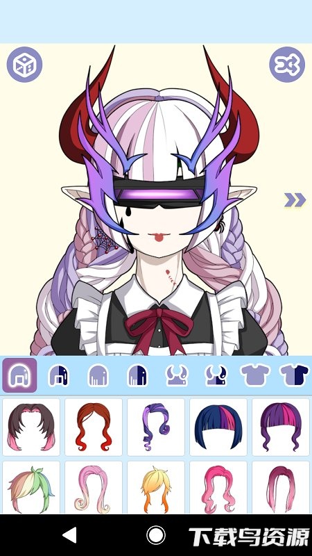 怪物女孩头像制作app最新版截图4