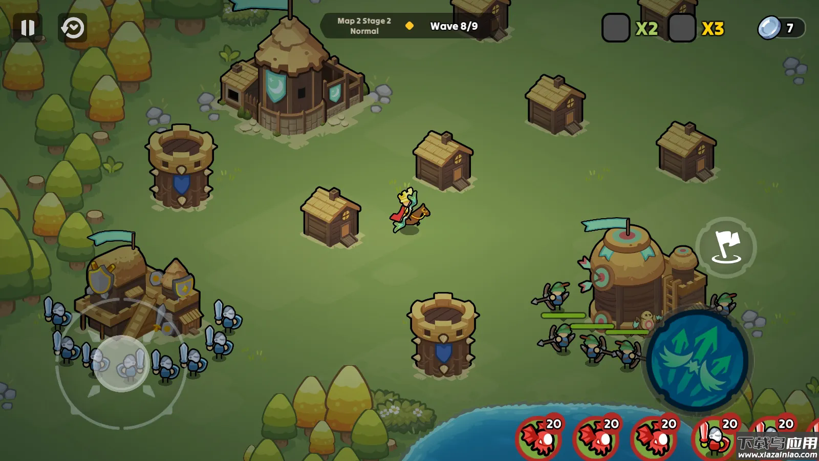 夜幕王国边境塔防中文版最新版截图1