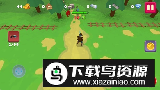 两个家伙和僵尸3D无限钻石版破解版最新版截图5