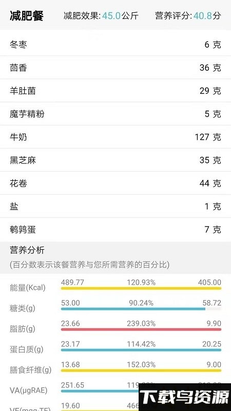 精准食疗平台截图