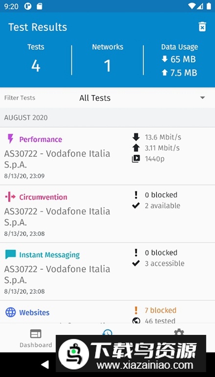 OONI Probe软件手机版最新版截图4