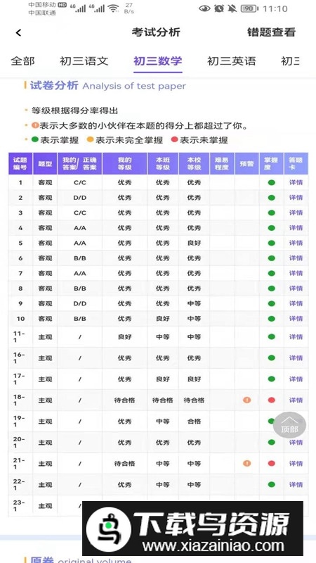 卓育云家长端成绩查分app截图3