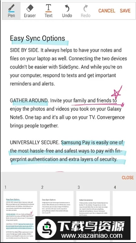 三星在PDF上书写app安装包最新版截图2