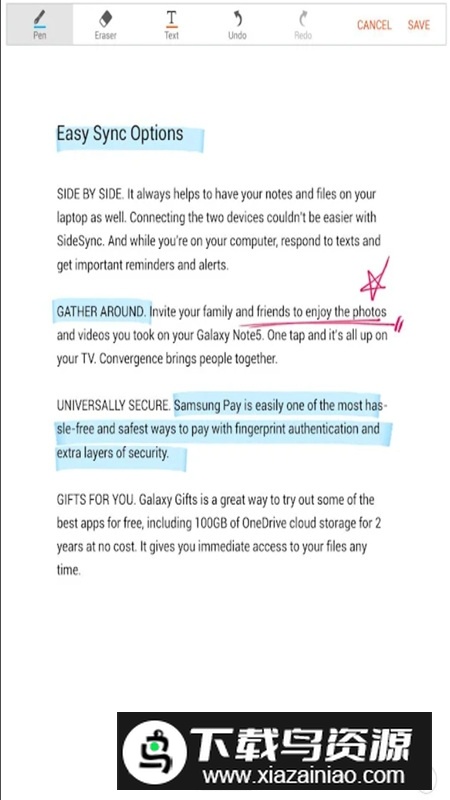 三星在PDF上书写app安装包最新版截图4