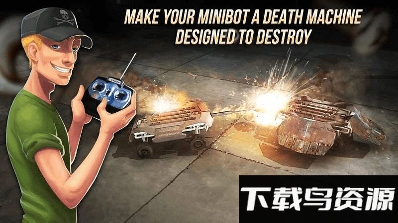 碰碰机器人2迷你机器人战斗游戏最新版截图1
