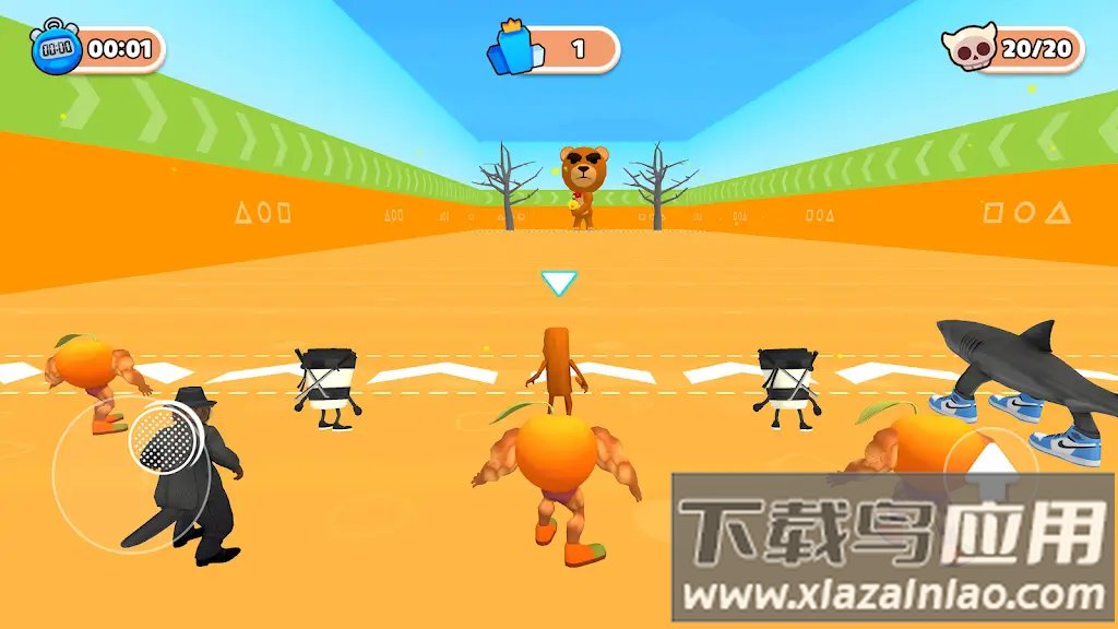 特拉拉拉男子赛跑游戏(Silly Guys Race: Fall & Run)最新版截图3