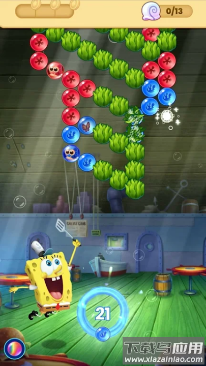 海绵宝宝泡泡爆破游戏