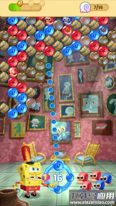 海绵宝宝泡泡爆破游戏最新版截图3