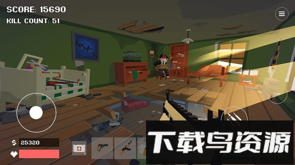 像素僵尸狙击手手游(Pixel Zombie Shooter)最新版截图1