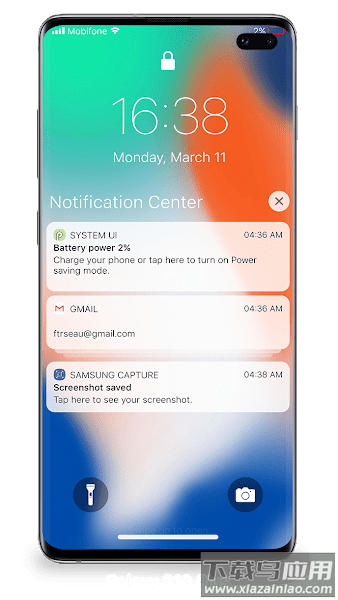 仿苹果14锁屏软件(Lock Screen Notifications)截图1